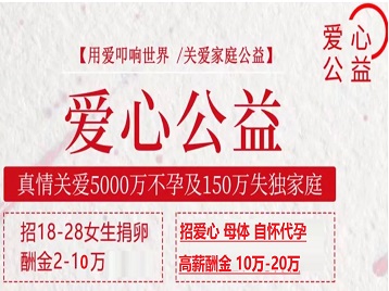 莱城捐卵助孕生子 爱心志愿者招募